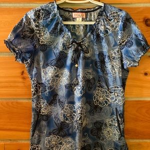 Koi scrub top